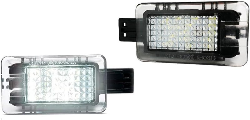 AJHLJ ® 2Pcs LED Interior Lamp For Volvo V40 V60 S60 S80 XC40 XC60 XC70 XC90 White Door Courtesy Luggage Trunk Footwell Light Assembly - Image 1